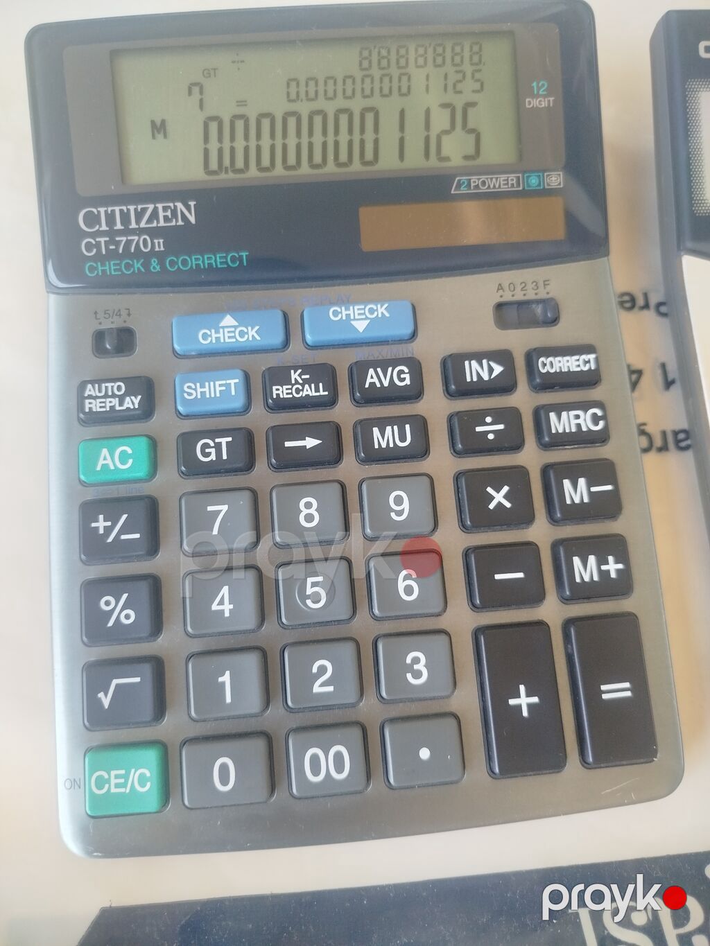 Masaüstü kalkulyatorlar – 2 ədəd 1) Casıo DJ-220 - 12 rəqəmli geniş — Ofis malları, Bakı (2)
