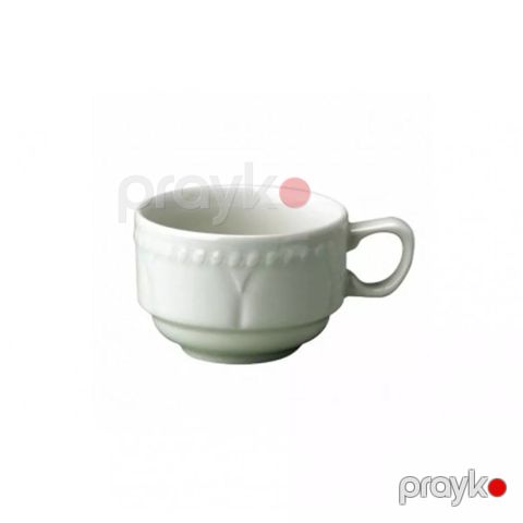 Fincan Buckingham White 180 ml, keramika, ağ - WBC181 — Bakı