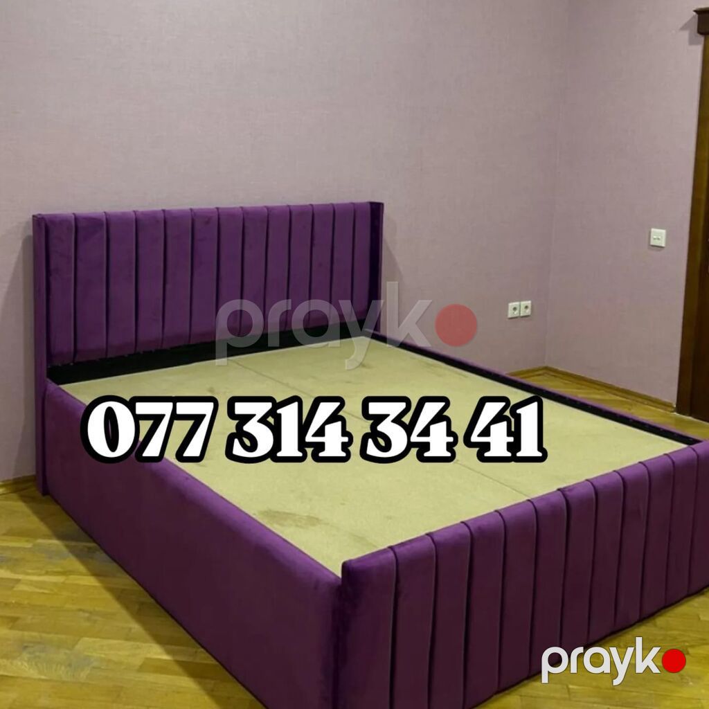 Məhsul: Yumşaq başlıqlı çarpayı çərçivəsi - Material: Möhkəm karkas — Yataqlar, Bakı (3)