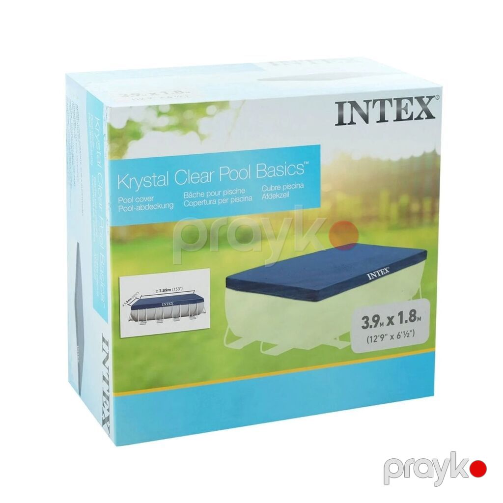 7971 Məhsulun adı: Tent hovuz üçün Intex 28037, 389×184 sm, göy — Hovuzlar, Bakı (2)
