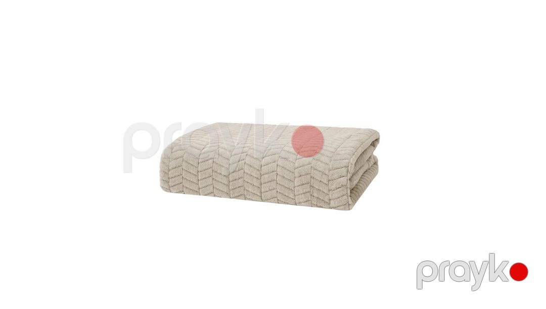 Pled Yataş Joy, 140х190 sm, poliester, bej — Mallar, Bakı (2)
