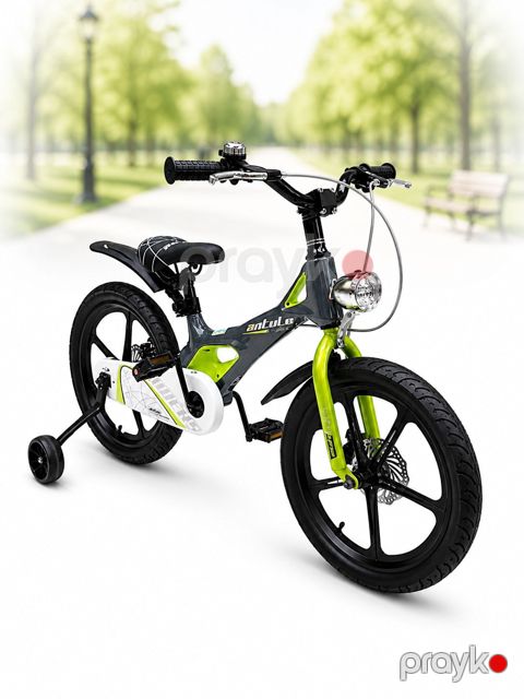 Velosiped 14 ölçü yaşıl işıqlı led BM_99 — Bakı