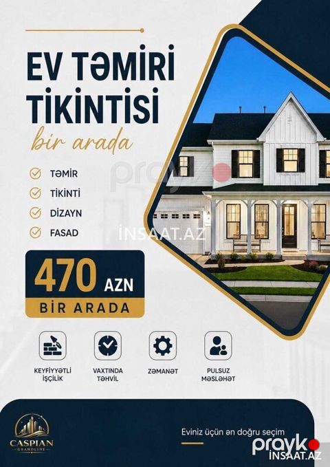 Təmir-Tikinti Yay endirimi — Bakı