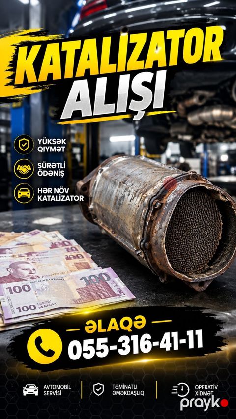 Xidmət: Katalizator alışı Təsvir: - Bütün markalardan və hər növ — Bakı