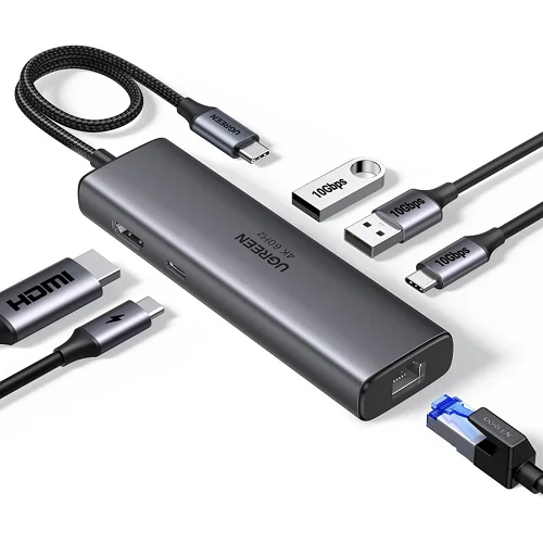 Ugreen 6-in-1 Usb-c Hub CM512 (45000) — Bakı