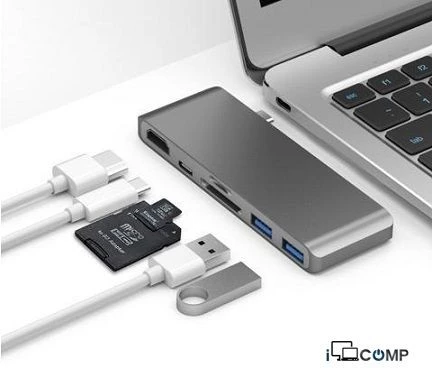 Basix T6 (6 in 1) Type-C — Kabelləri, adapterlər və keçidçilər, Bakı (3)