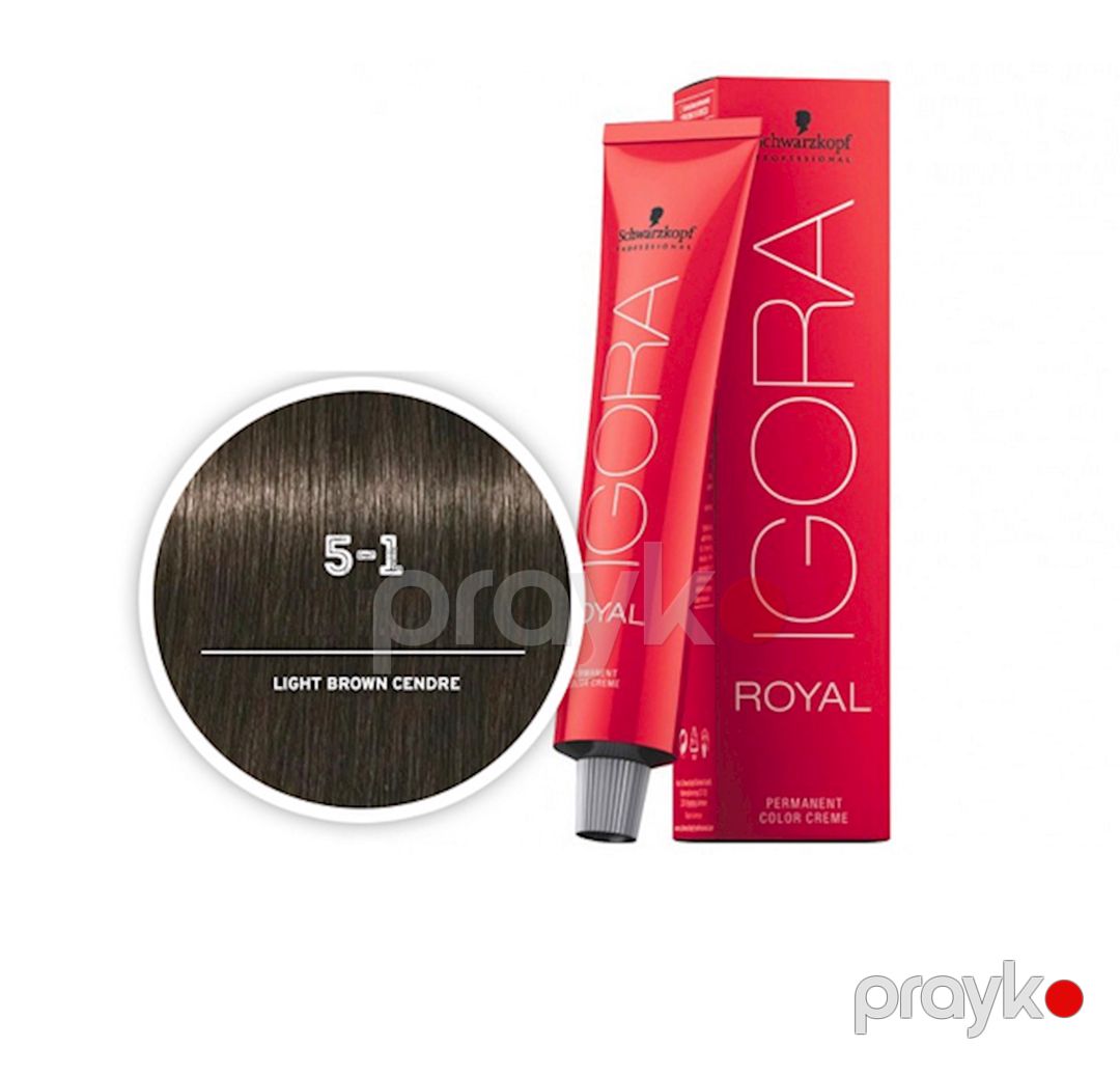 Saçlar üçün boya Schwarzkopf Professional Igora Royal 65-1 Light Brown Cendre, 60 ml — Mallar, Bakı (3)
