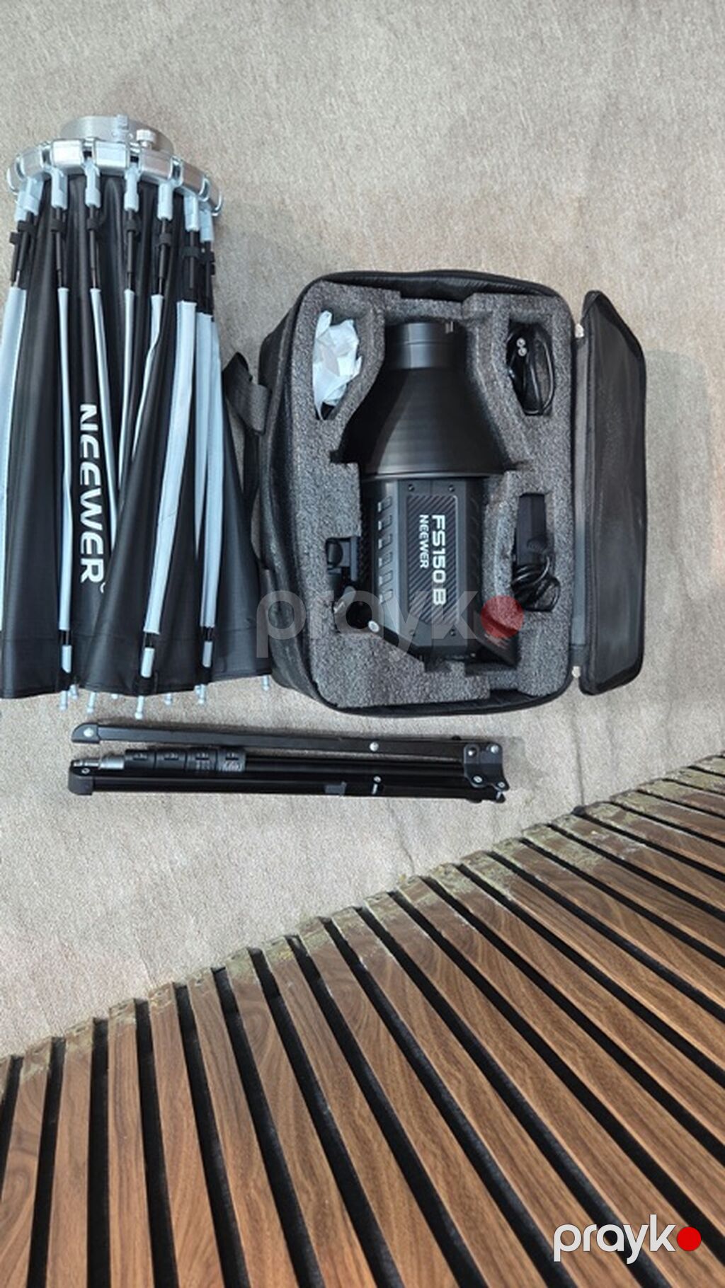 Neewer FS150B LED İşıq və Parabolik Softboks Dəsti Məhsulun — İşıq avadanlığı və aksesuarlar, Bakı (6)