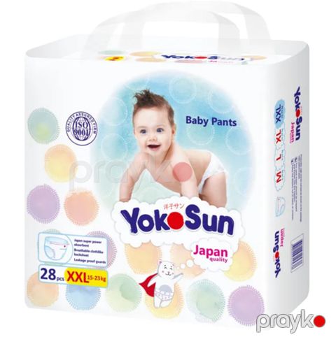 Uşaq bezləri YokoSun, 7(Junior Extra Large / XXL), 15-23 kq, 28 əd — Bakı