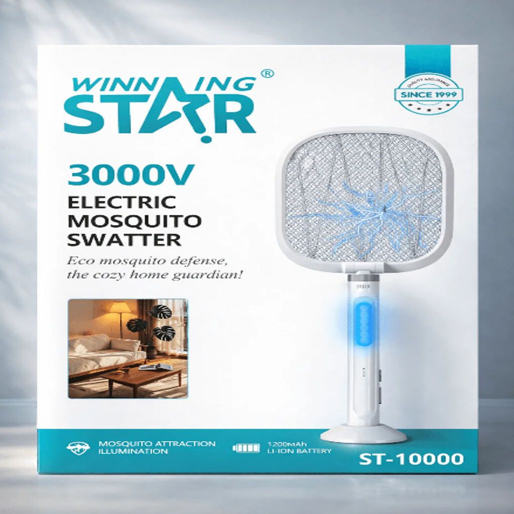 7743 Məhsulun adı: Həşərat üçün elektroşok Winning Star ST-10000 — Zərərli həşəratlarla və kemiricilərlə mübarizə, Bakı (2)