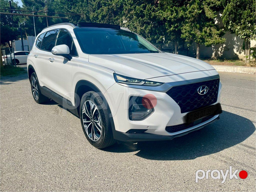 Hyundai Santa Fe, 2.0 L, 2018 il, 156 000 km — Avtomobillər, Bakı (11)