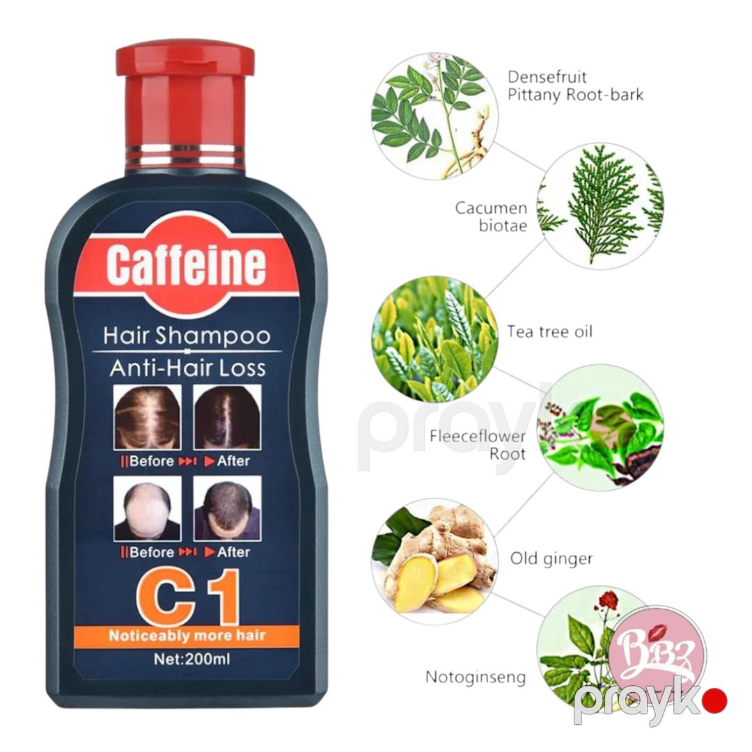 Şampun saçlar üçün Caffeine Saç tökülməsinə qarşı 200 ml — Mallar, Bakı (2)