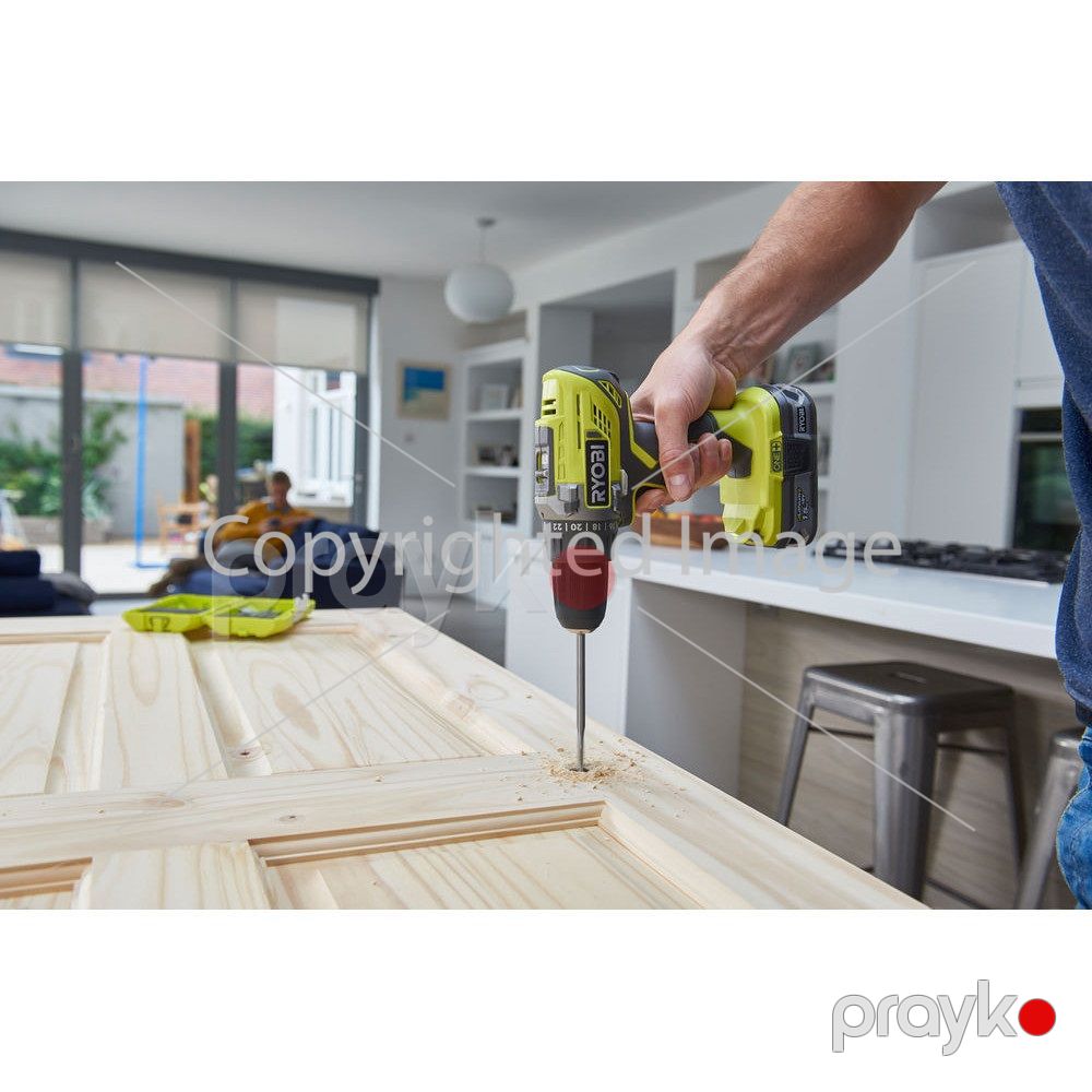 Drel-vintburan akkumulyatorlu Ryobi R18DD3-0 ONE+ 5133002889 — Təmir və inşaat, Bakı (2)