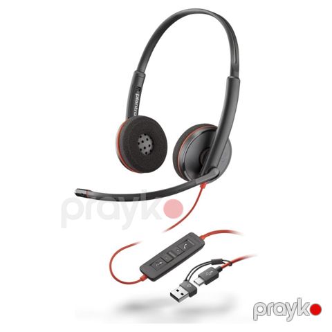 Poly BW 3220 Stereo Usb-c HS +Usb-c/a (8X228AA) — Bakı