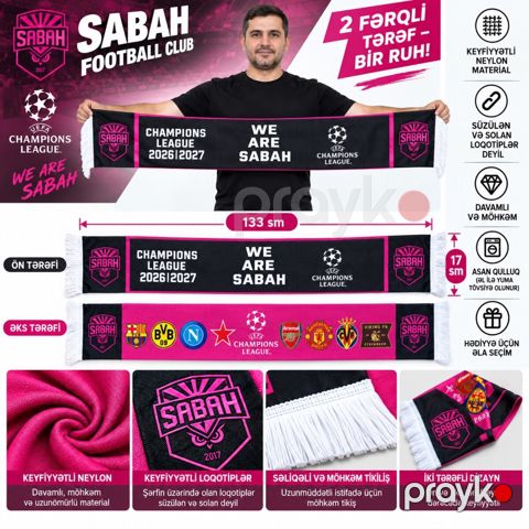 Sabah Futbol klubu şərfi — Bakı