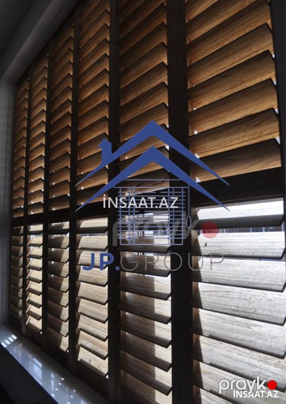 taxta jalüzlərr — Pəncərələr, qapılar, balkonlar, Bakı (3)