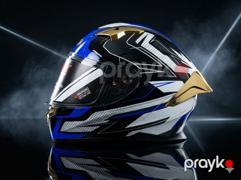 Motosiklet dəbilqəsi Storm X - Blue — Bakı