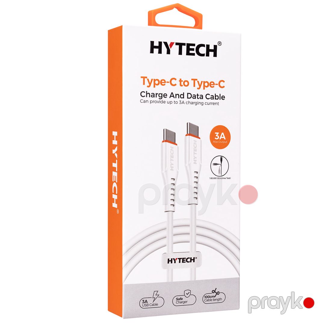 HY-XTP20 1M 3A TypeC to TypeC Sürətli Şarj və Data Kabeli (HY-XTP20) — Kabelləri, adapterlər və keçidçilər, Bakı (2)