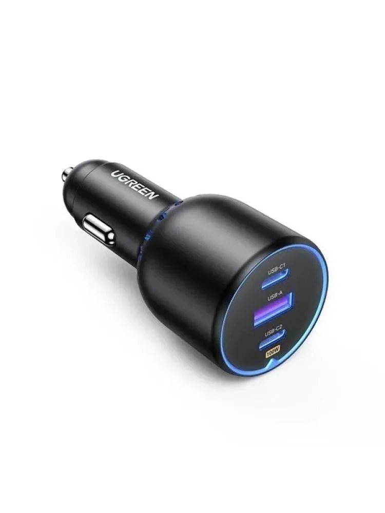 Avtomobil üçün charger Ugreen 75W 3-Port Fast Car Charger — Mallar, Bakı (2)