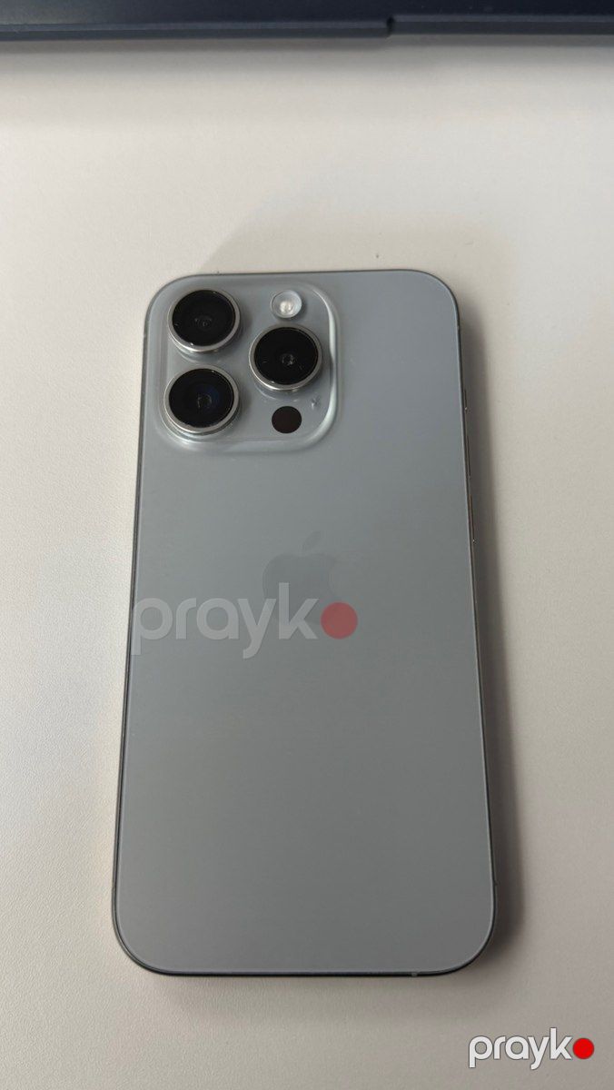 Apple iPhone 15 Pro Natural Titanium 128GB/8GB — Smartfonlar, Bakı (4)
