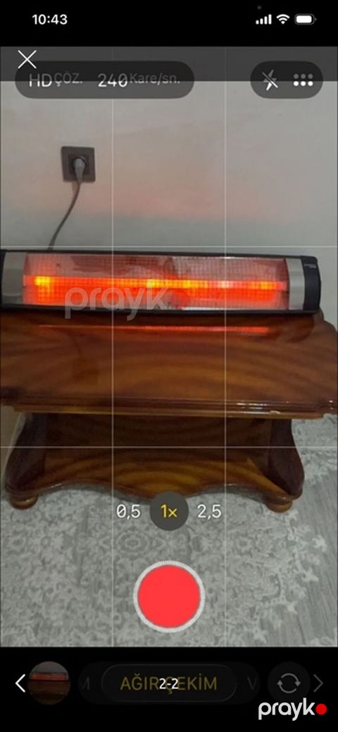 İnfraqırmızı elektrik qızdırıcısı - Divara və ya stendə yerləşdirməyə — Xırdalan
