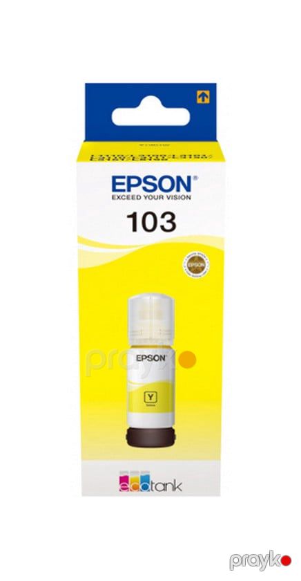 Epson 103 EcoTank Yellow Ink Bottle (C13T00S44A) — Printerləri, Bakı (2)