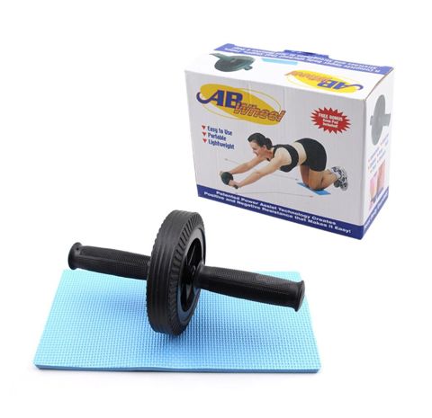 3822 Məhsulun adı: Press üçün diyircək A-28, qara, plastik Brend — Fitness and Exercise Machines — Accessories