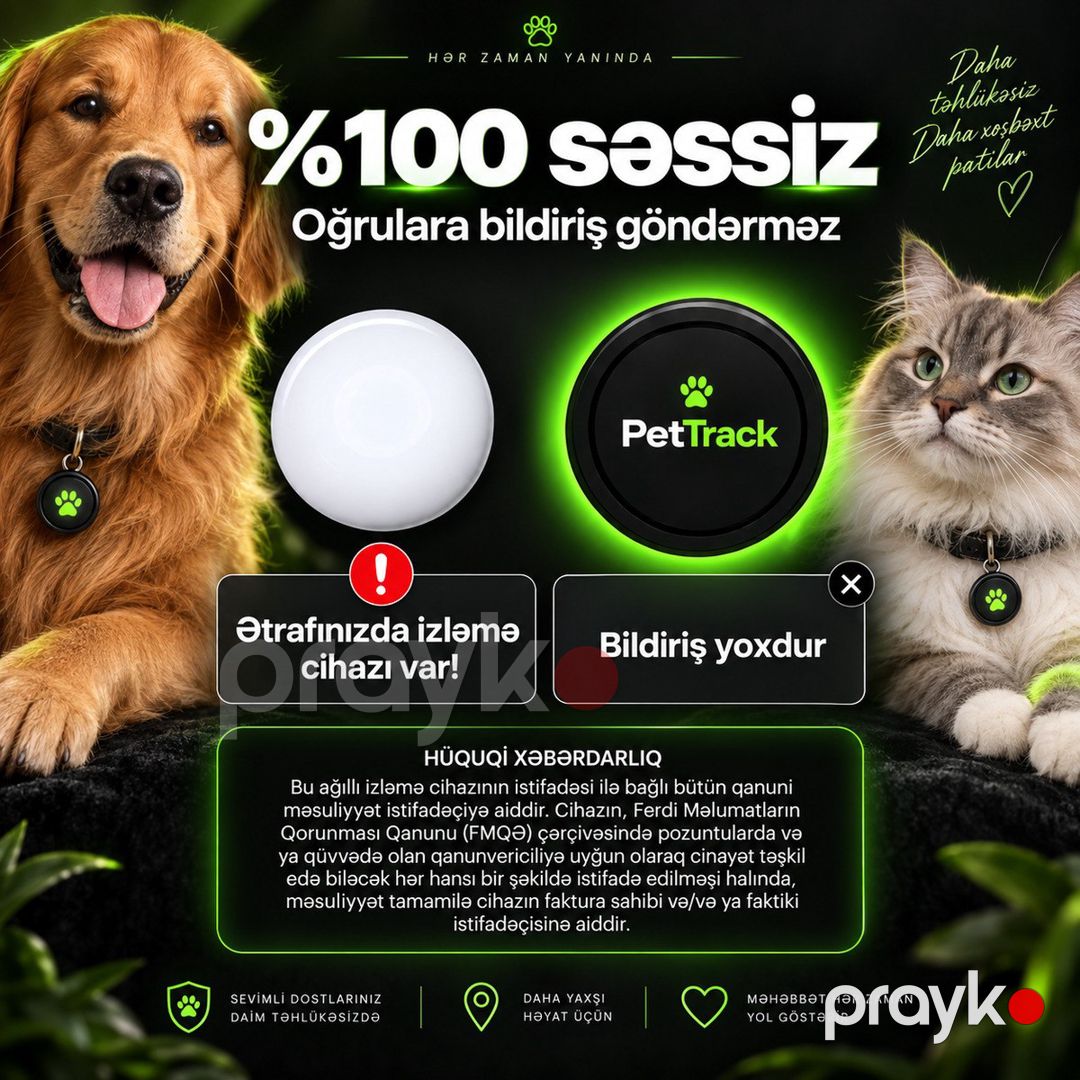 GPS PetTrack – Ev heyvanları üçün izləmə cihazı — Heyvan malları, Bakı (2)