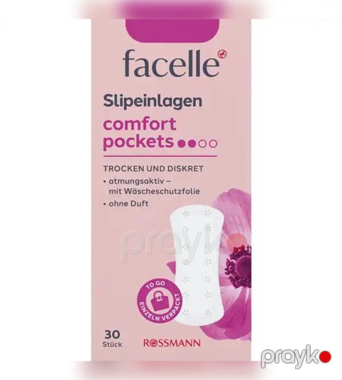 Gündəlik gigiyenik bezlər Facelle Slip Einlagen Comfort Pockets 30 əd — Bakı