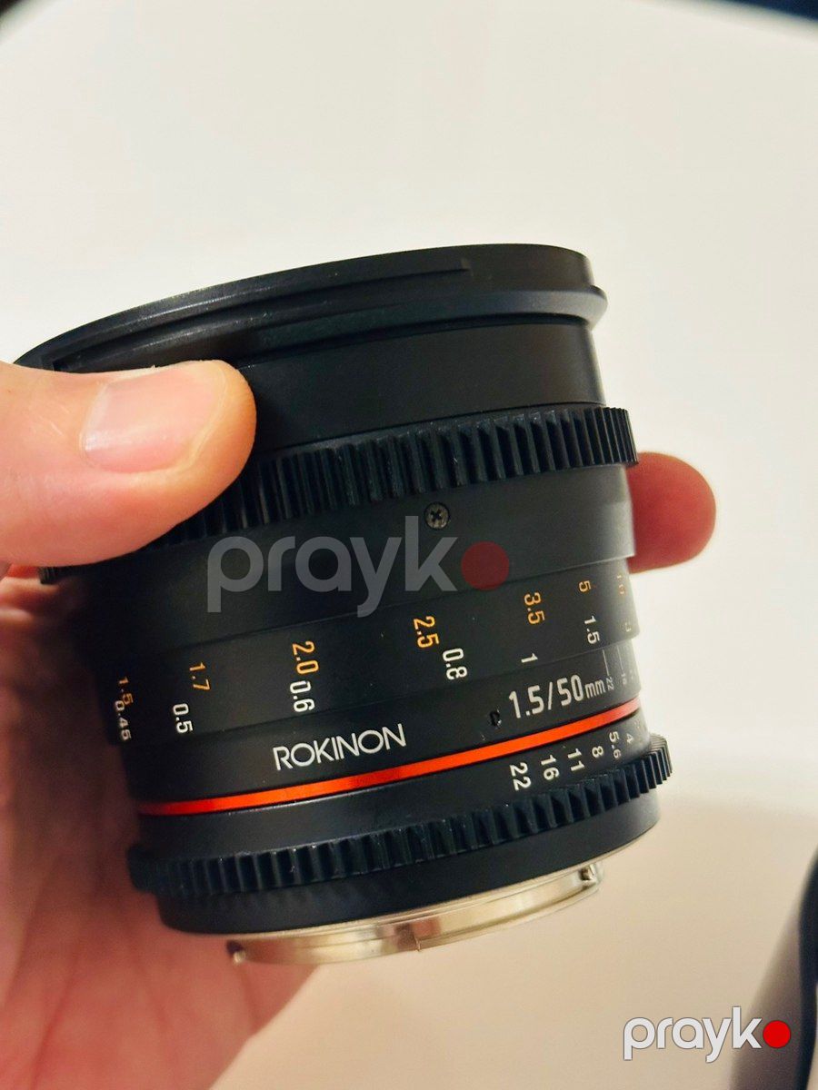 Linza Rokinon 50 mm 1.5 Cine lens — Foto və video texnikası, Bakı (9)