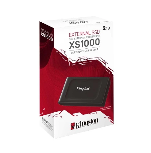 External SSD Kingston XS1000 2TB (SXS1000/2000G) — Xarici diskləri və fləş-yaddaşlar, Bakı (3)
