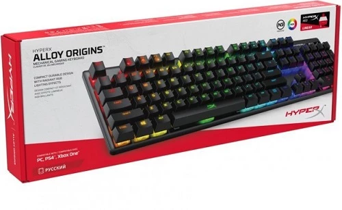 HyperX Alloy Origins Full Red (4P4F6AX) Mechanical Gaming Keyboard — Bakı