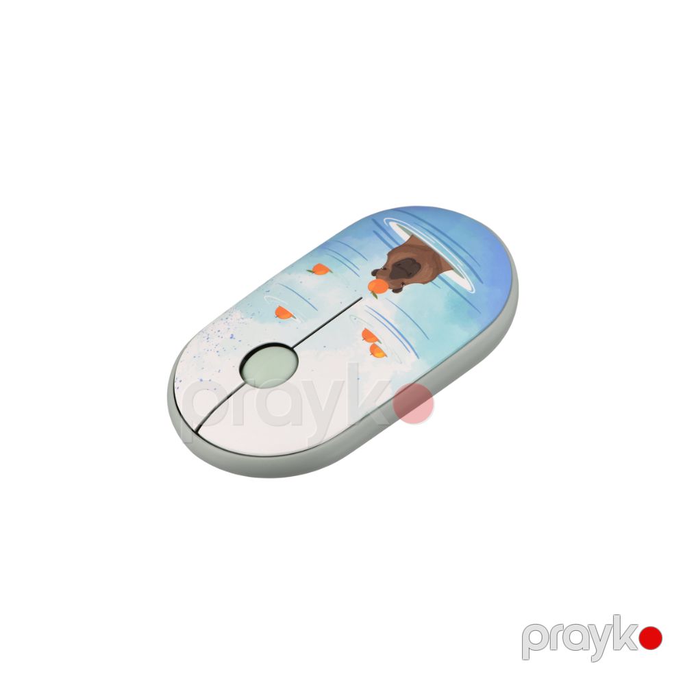 2E Mouse MF300 capybara:tangerıne Silent wl bt, Green (2E-MF300WCAPIBARAGN) — Periferik cihazlar, Bakı (2)