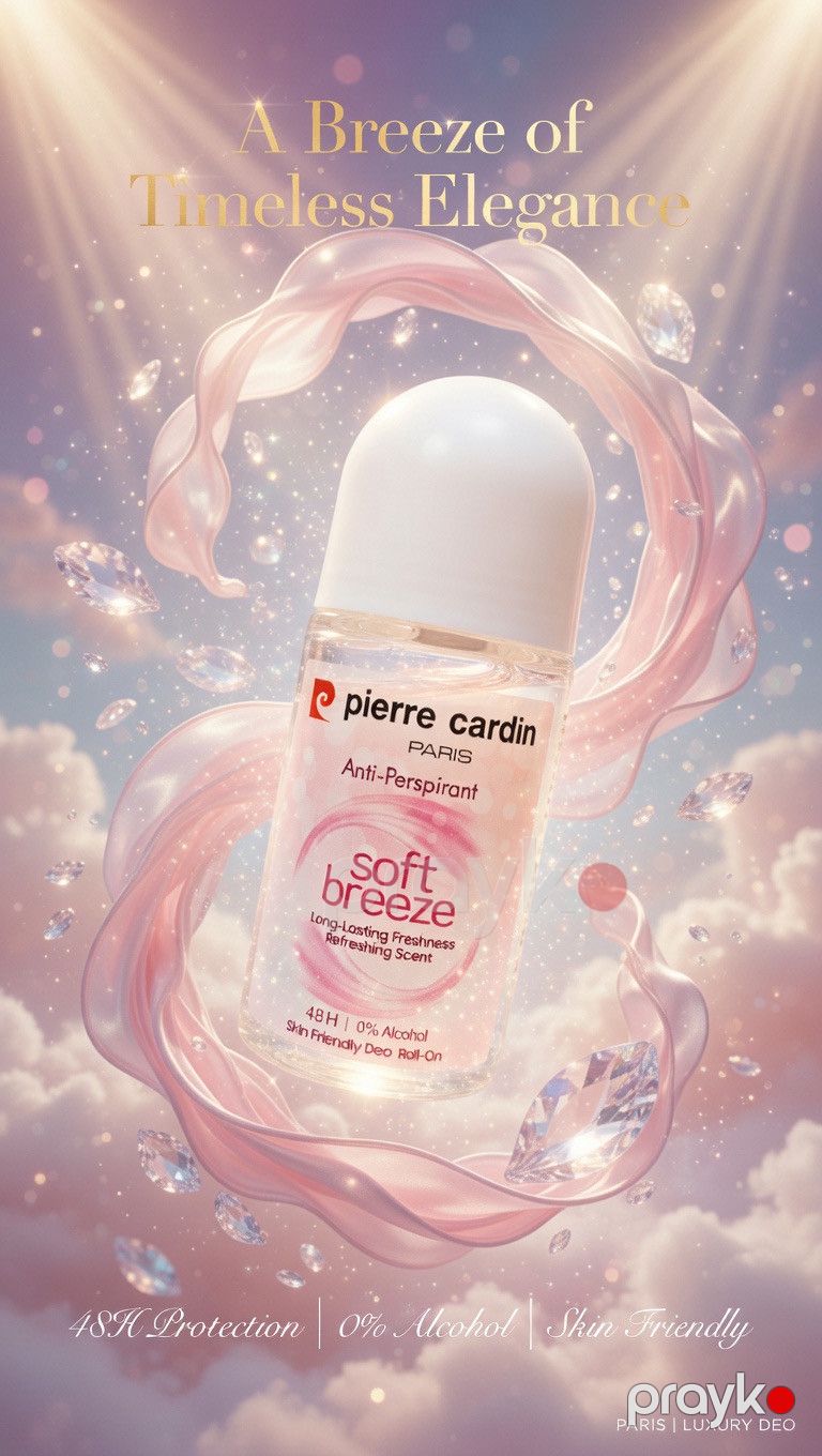 Diyircəkli dezodorant-antiprespirant qadınlar üçün Pierre Cardin Paris Soft Breeze — Mallar, Bakı (2)