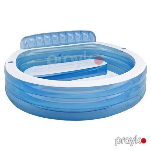 8015 Məhsulun adı: Şişmə hovuz Intex, vinil, mavi/ağ, 224x216x76 sm — Bakı