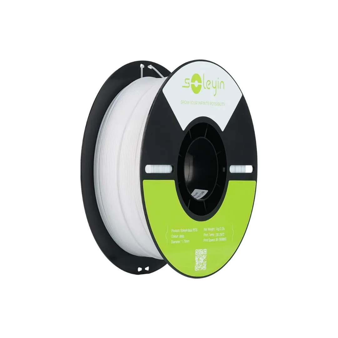 Soleyin Basic Petg White 1.75mm 1kg — Bakı