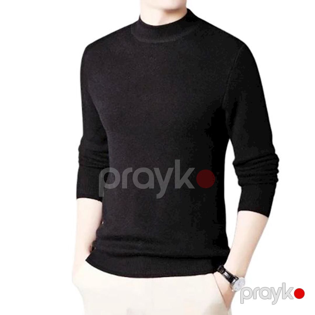 Kişilər üçün sviter EB 836, qara, yun/viskoz, ölçü 3XL — Mallar, Bakı (2)