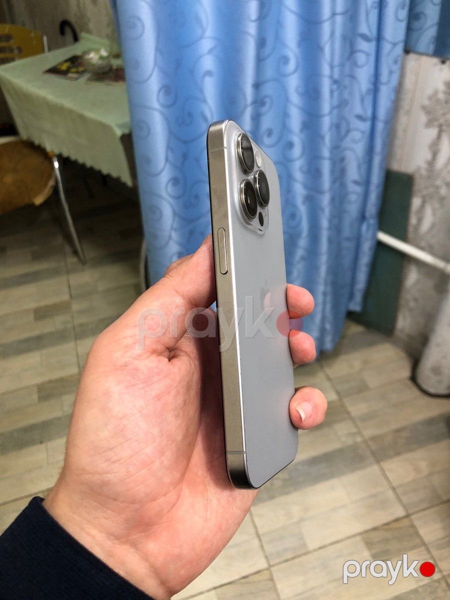 Apple iPhone 15 Pro Natural Titanium 128GB/8GB — Smartfonlar, Bakı (8)