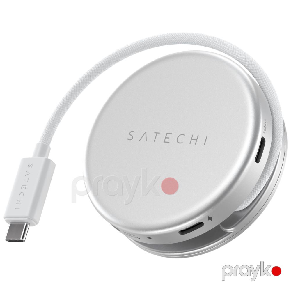 USB Hub Satechi OntheGo 5in1 USB Type-C ST-POTG5S Silver — Kabelləri, adapterlər və keçidçilər, Bakı (2)