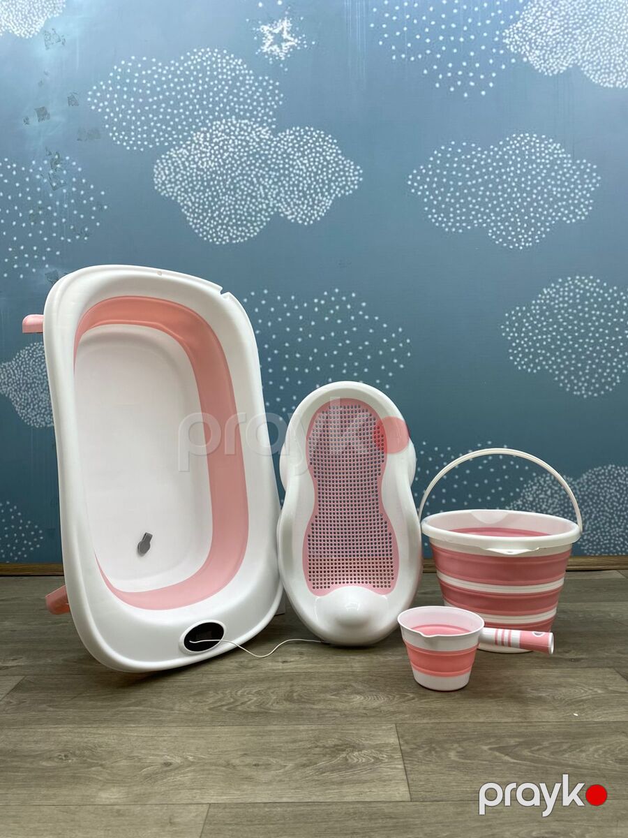 VD 01 4 Lü vanna dəsti termometrli — Pampers və gigiyena, Bakı (8)