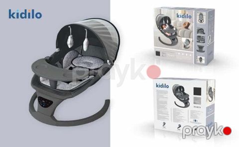 Elektrik yelləncək-kreslo Kidilo B07A Boz — Bakı