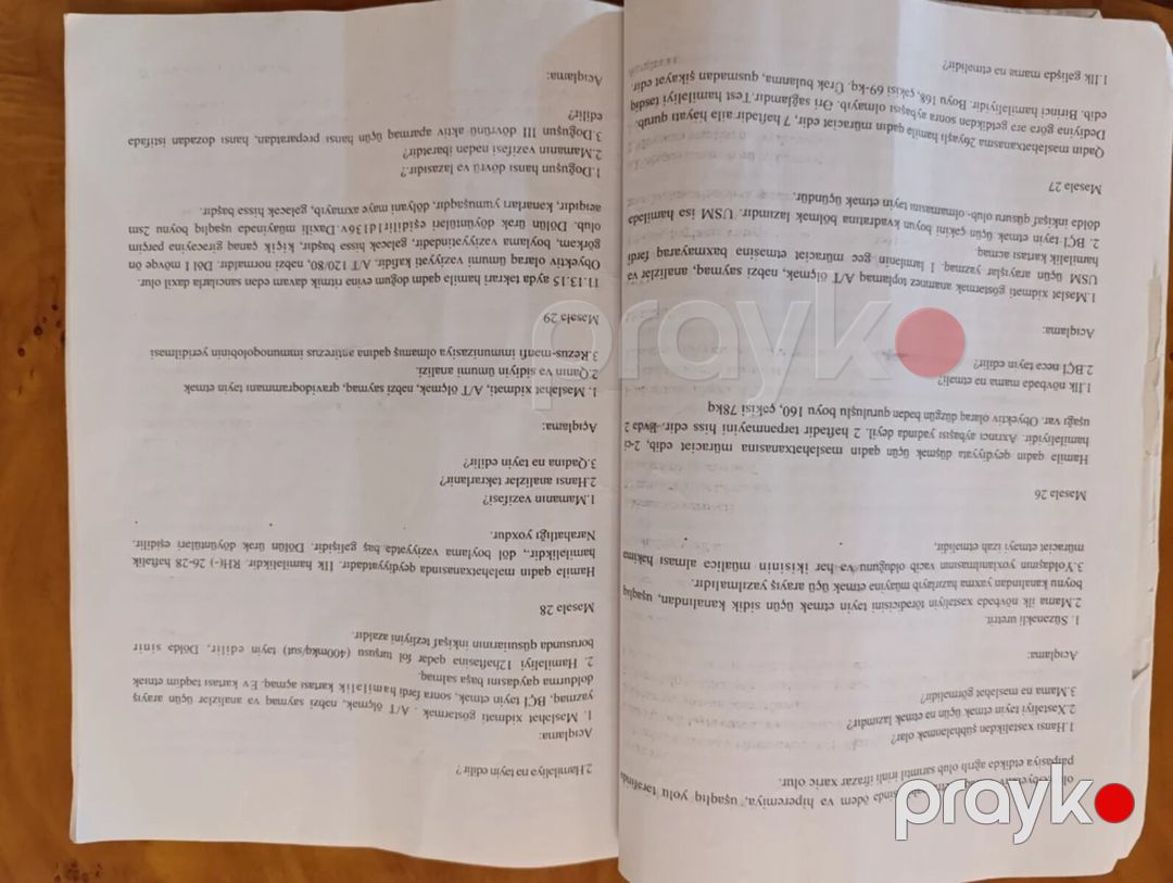 Test toplusu — Məktəb və təhsil malları, Mingəçevir (6)