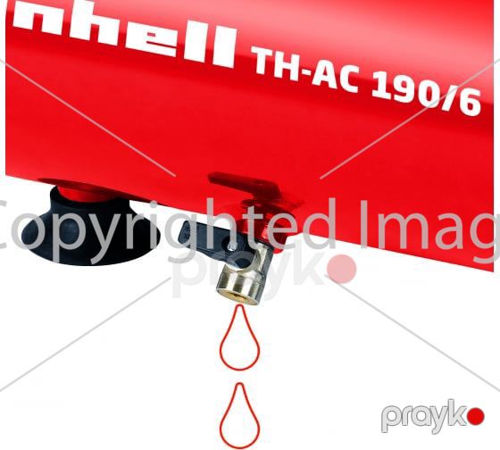 Kompressor yağsız Einhell Th-ac 190/6 OF (4020495) 185 l/dəq, 8bar, 6l — Təmir və inşaat, Bakı (4)
