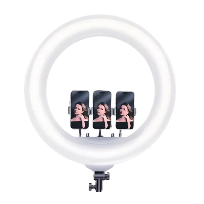 Plokama LIVE-R56 LED Ring Light Halqavari Studiya İşıqlandırma Lampası — Bakı
