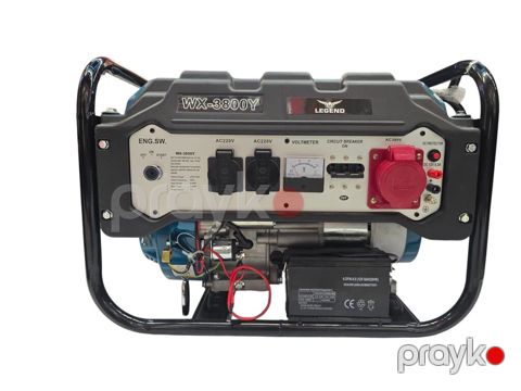 7253 Məhsulun adı: Benzin generator Legend WX-3800Y, 4.8 kVt Brend — Bakı