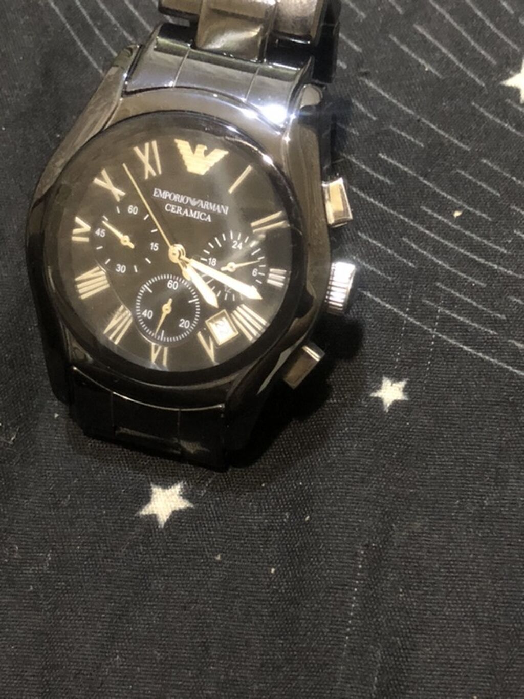 Emporio Armani Ceramica kişi qol saatı - Korpus və qolbaq: parlaq — Qol saatları, Bakı (2)