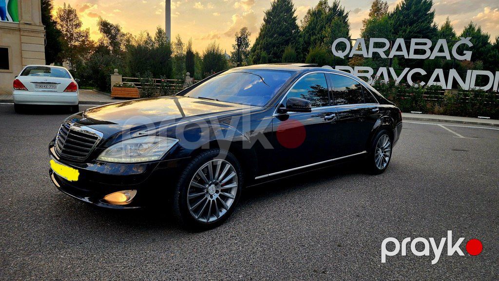 Mercedes S 350, 3.5 L, 2006 il, 216 350 km — Avtomobillər, Gəncə (9)