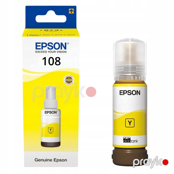 108 EcoTank Yellow(C13T09C44A) — Printerləri, Bakı (2)
