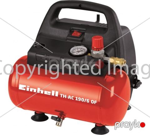 Kompressor yağsız Einhell Th-ac 190/6 OF (4020495) 185 l/dəq, 8bar, 6l — Bakı
