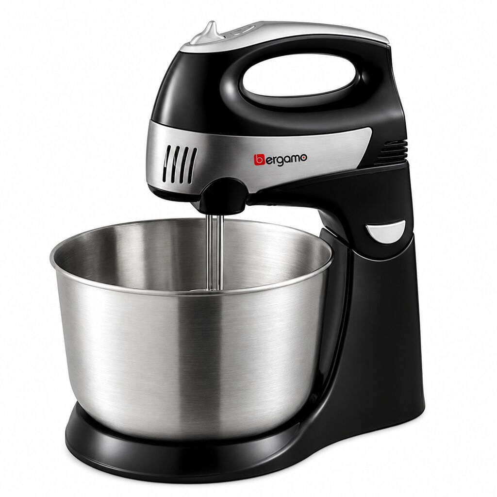 10072 Məhsulun adı: Planetar mikser Bergamo BG-SM3510DSB 800 W 5 — Blenderlər, xırdalayanlar və mikserlər, Bakı